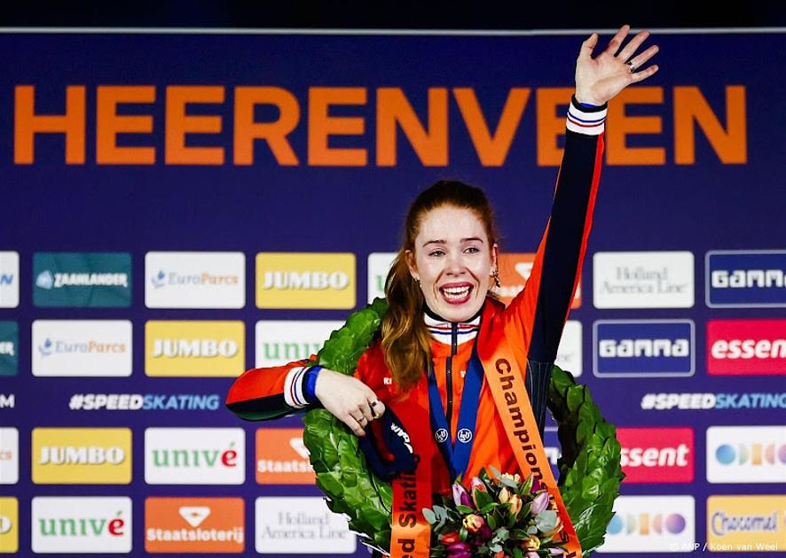 Schaatster Rijpma-De Jong vindt vierde Europese allroundtitel de mooiste 