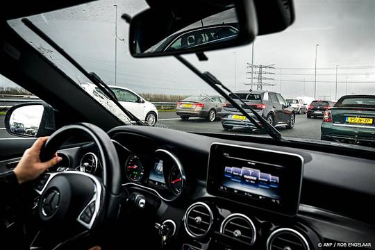 File op de snelweg in Nederland