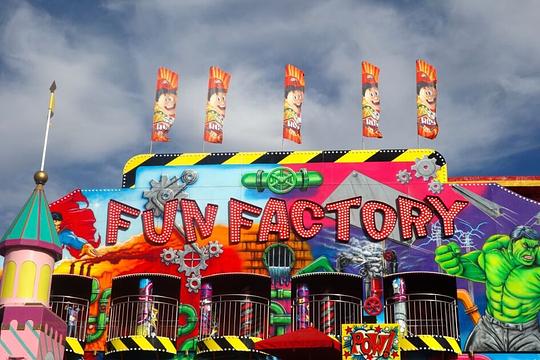 Aap Bokito voor de tweede keer van de kermis verdwenen / Foto: "Fun Factory" door Kevin Dooley