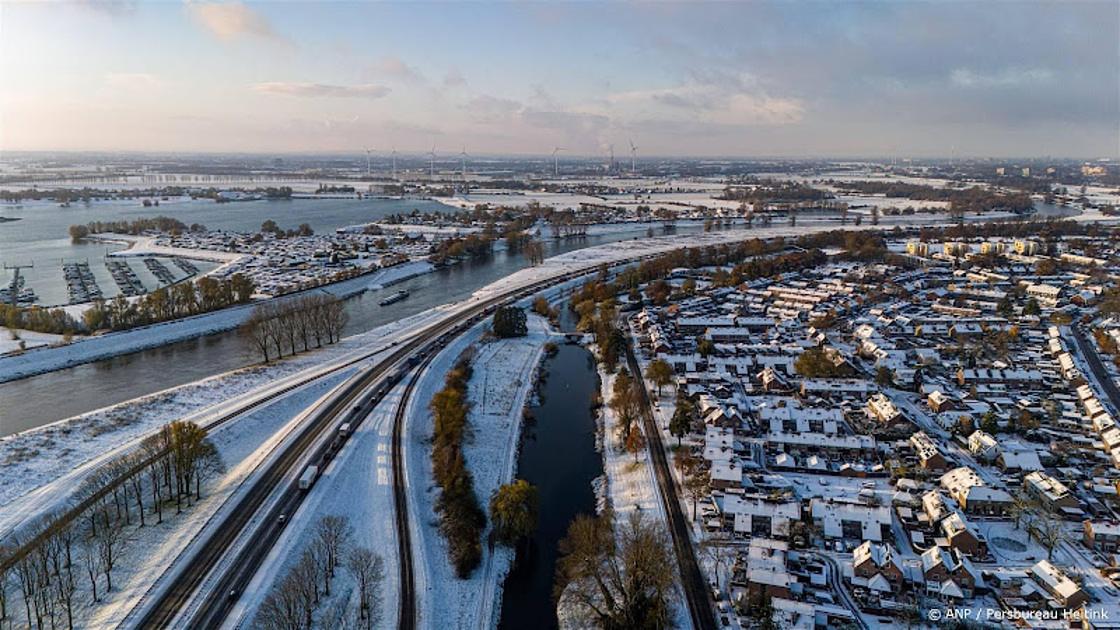 Grote kans dat we zondagochtend opstaan in een witte wereld 