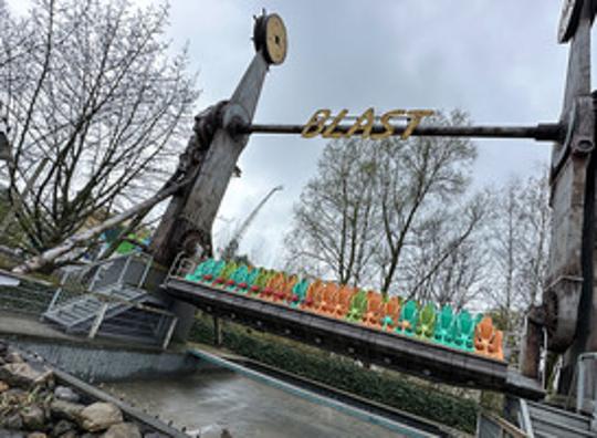 Blast-attractie in Walibi World weer gesloten wegens problemen