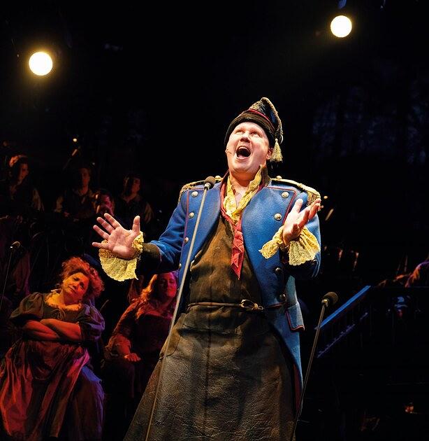 Matt Lucas te zien in Les Misérables The Arena Spectacular in Ziggo Dome