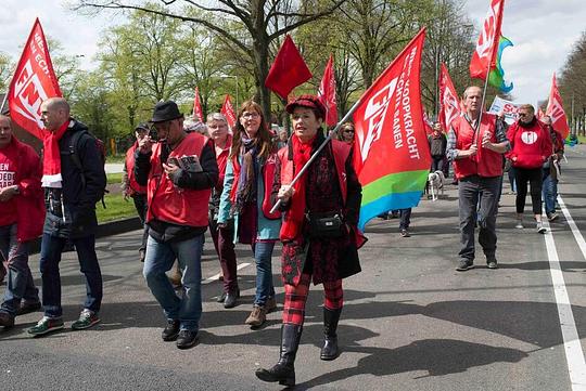 Steeds minder werknemers lid van vakbond / Foto: "FNV 1 mei, Dag van de Echte banen" door FNV Bondgenoten